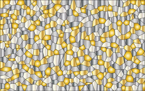 Mosaïque métallique — Image vectorielle