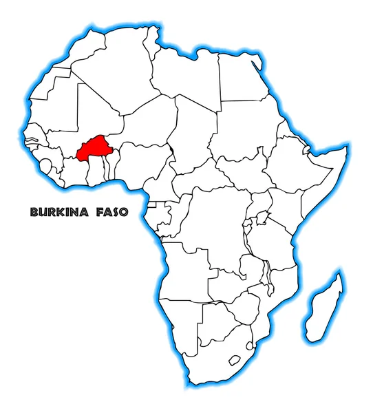 Burkina faso — Stok Vektör