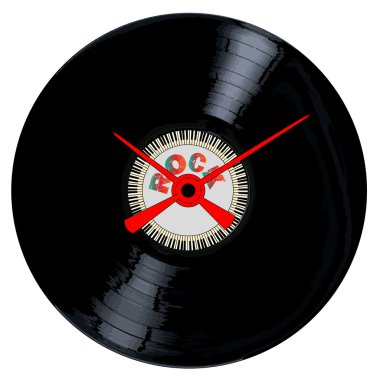 Rock kayıt saat yüzünü