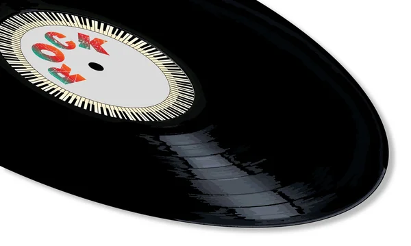 Vinyle Rock — Image vectorielle