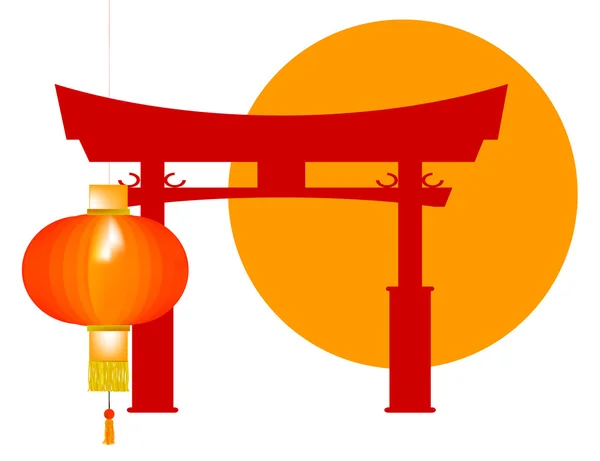 Tori Gate pictogram — Stockvector