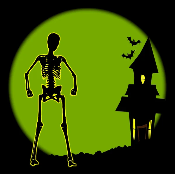 Casa de Halloween — Vector de stock