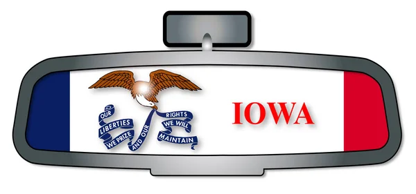 Conducir a través de Iowa — Archivo Imágenes Vectoriales