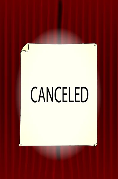 Canceled — Stock Vector