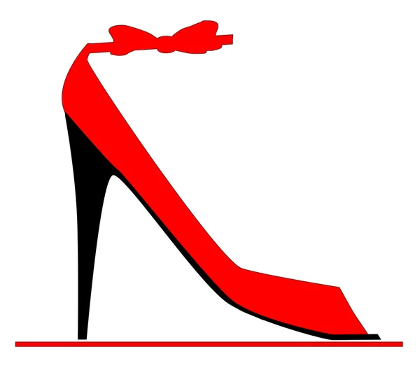 Stiletto-Modeschuh — Stockvektor