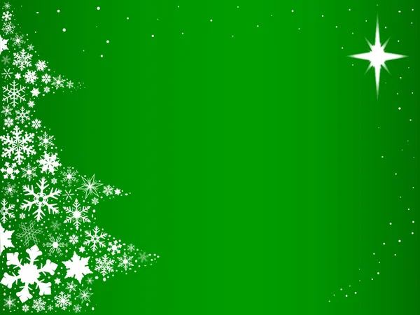 Grön jul — Stock vektor