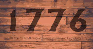 1776 Bağımsızlık günü marka