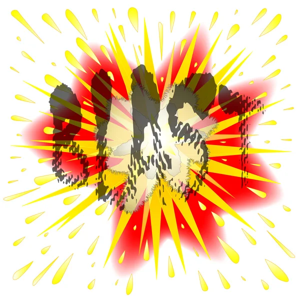 Explosion comique — Image vectorielle