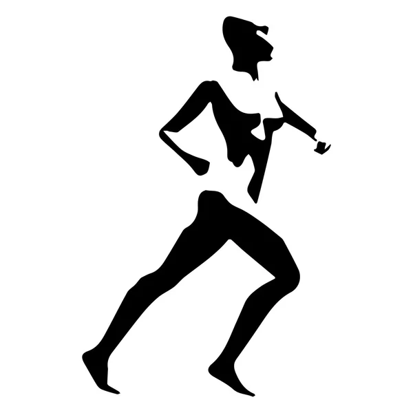 Běžec — Stockový vektor