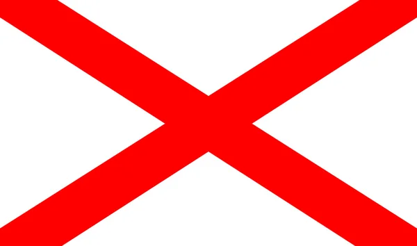 北アイルランドの旗 — ストックベクタ