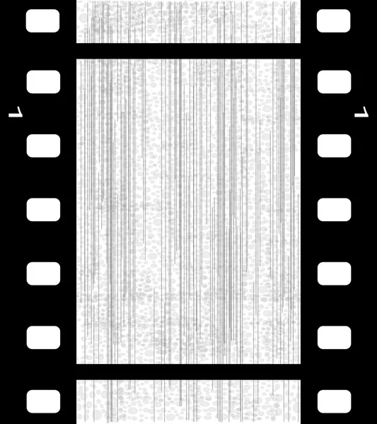 Old Blank Film Frame — Stock Vector