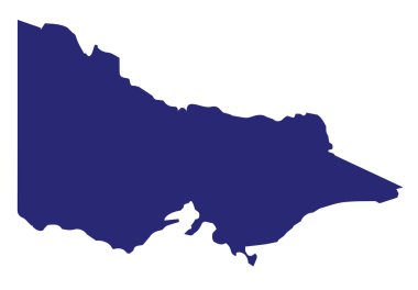 Avustralya Victoria eyalet siluet