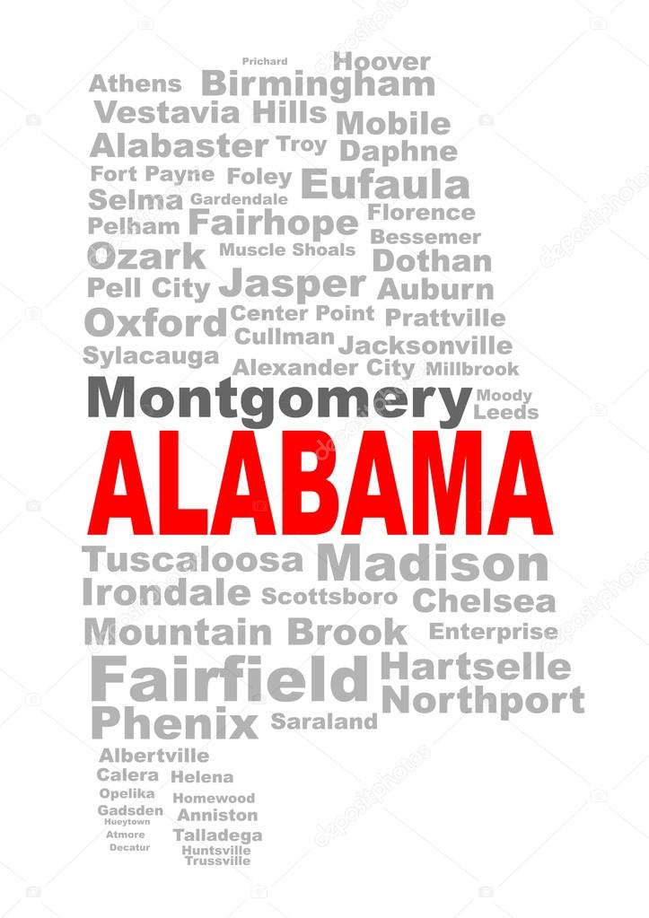 Alabama State Word Cloud
