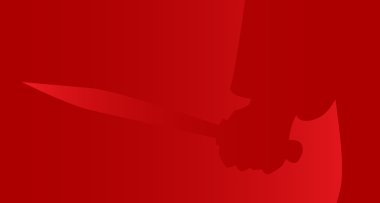 Katil arka plan bıçak