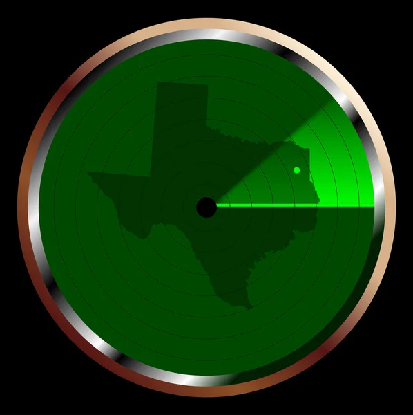 Radar en Texas — Vector de stock