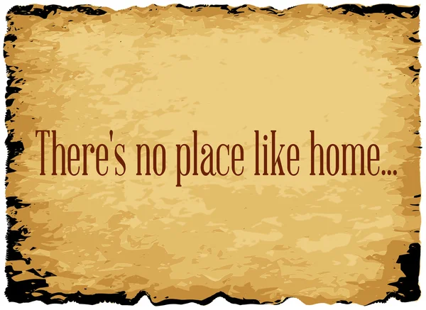 自宅のような場所がないです。 — ストックベクタ