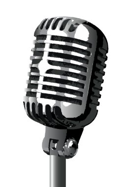 İzole sahne Mic