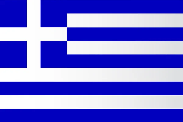 The Greek Flag — Stock Vector