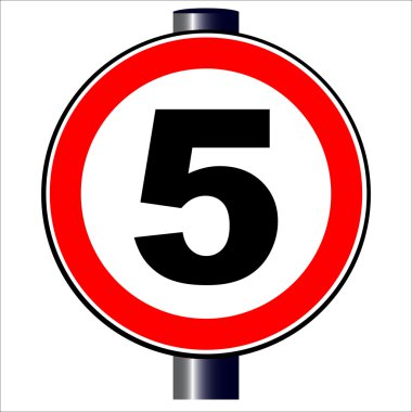 5 mil işareti