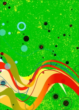 Caz arka planı yeşil