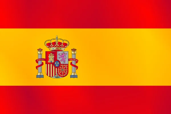 De Spaanse vlag — Stockvector