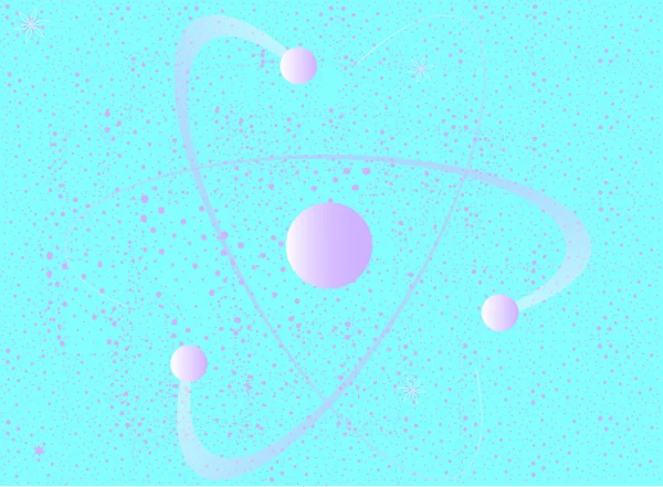 Atomic Mass structuur achtergrond — Stockvector