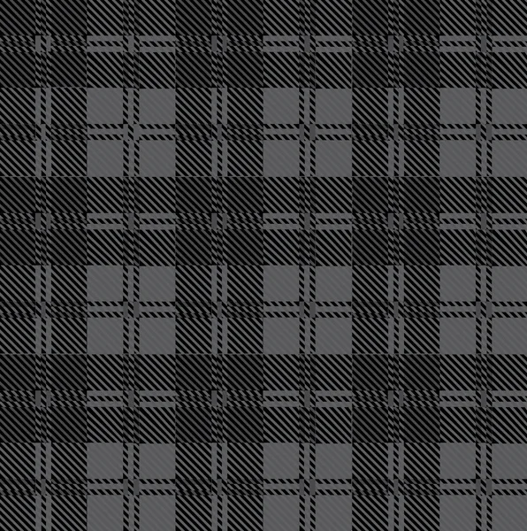 Material de lana de tartán gris Check — Vector de stock