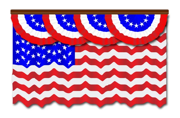 Stars And Stripes bayrak ve kiraz kuşu