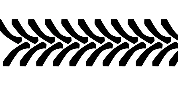 Tractor Tyre Tread Marks — Stock Vector