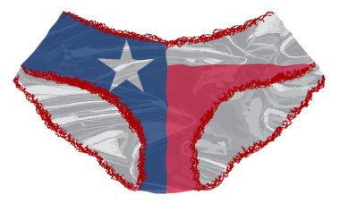 Texas Flag Knickers clipart