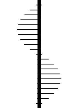 spiral merdiven siluet