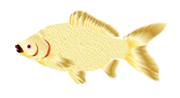 En sällskapsdjur guldfisk — Stock vektor
