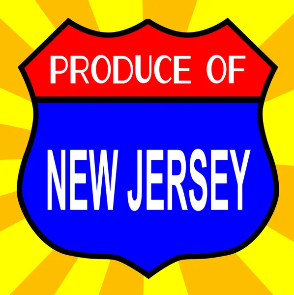 Produit du New Jersey — Image vectorielle