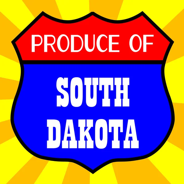 Producera i South Dakota — Stock vektor