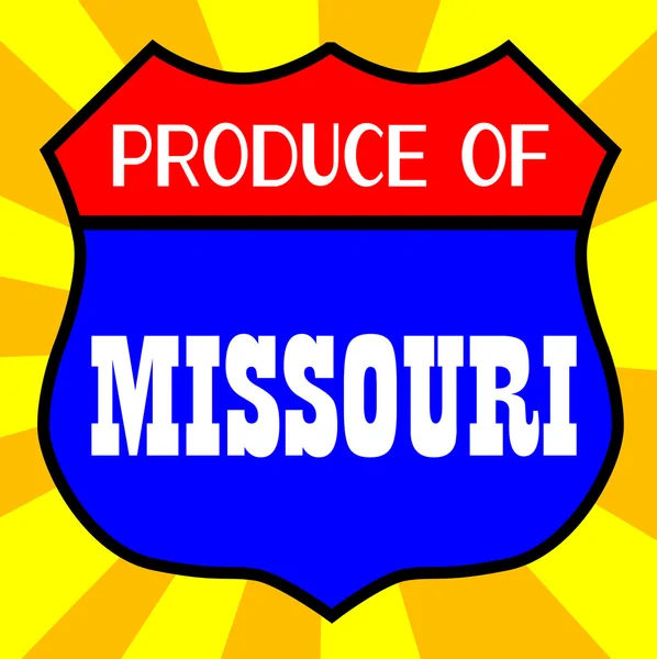 Produkty pocházející z Missouri — Stockový vektor