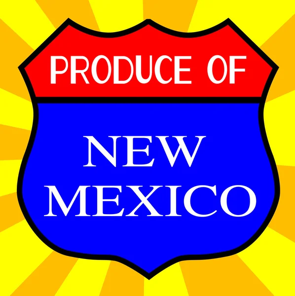 Produceren van New Mexico — Stockvector