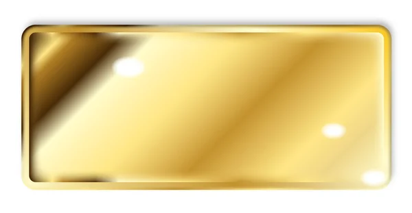 Brique d'or solide — Image vectorielle