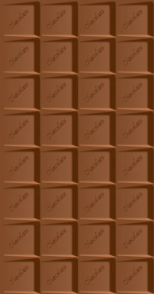 Barre de chocolat au lait — Image vectorielle