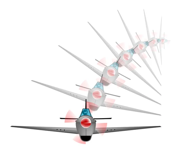 Velho avião de combate —  Vetores de Stock