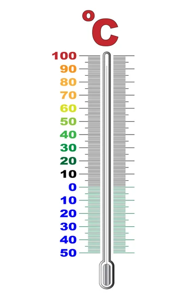 Un termometro di temperatura — Vettoriale Stock