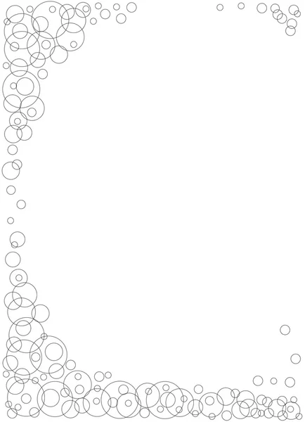 Ligne mince cercle frontière — Image vectorielle