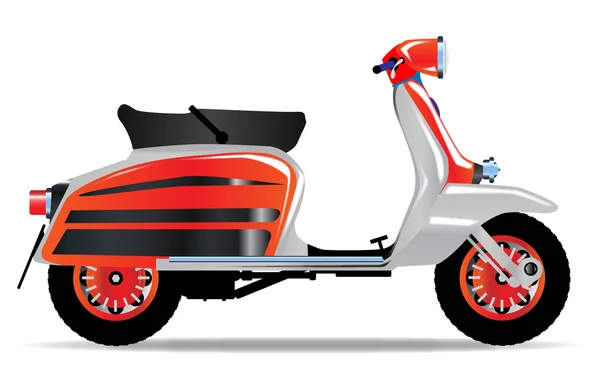 Scooter 60s Moto — Archivo Imágenes Vectoriales