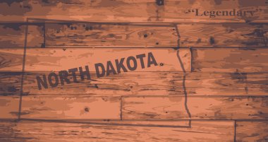 Kuzey Dakota harita marka