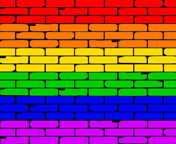 Transexual Радуга стіни — стоковий вектор