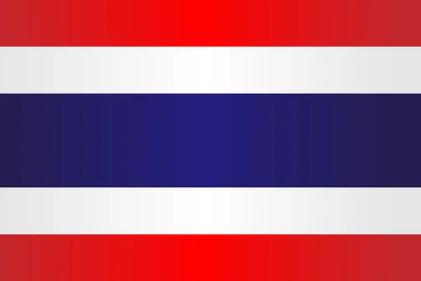 Bandera nacional de Tailandia — Archivo Imágenes Vectoriales