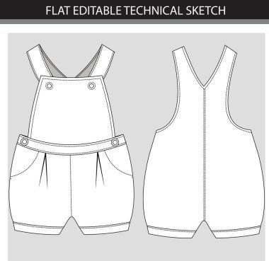 Modaya uygun bebek zindanı şablonu. Vektör çizimi düz çizim.