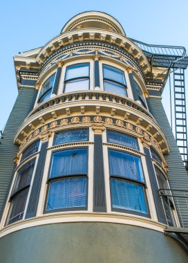 San Francisco 'daki Victoria evleri.