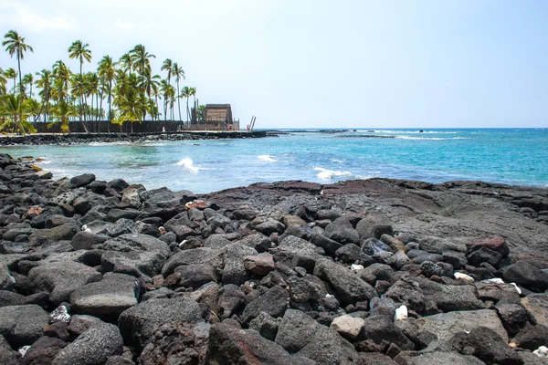 Pu'uhonua O Honaunau Національний історичний парк — стокове фото