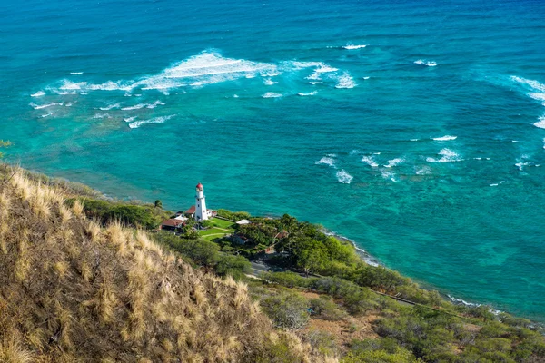 Phare surplombant Hawaï — Photo