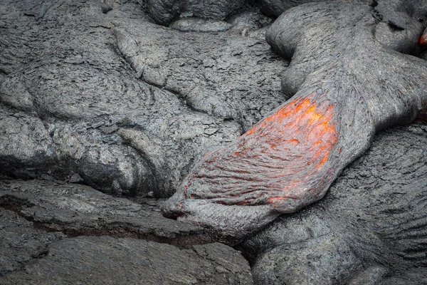 Close up lava flow — Stock Photo, Image
